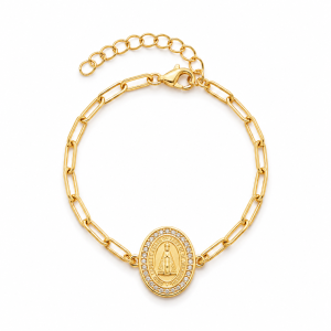 Pulseira Cartier Medalha Nossa Senhora