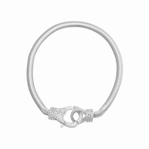 Pulseira com Fecho Cravejado
