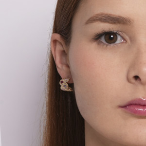 Brinco Cravejado Gotas