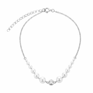 Colar Pérolas com Zircônia