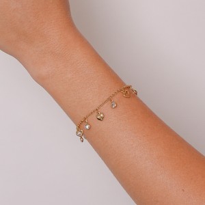 Pulseira Coração Vazado
