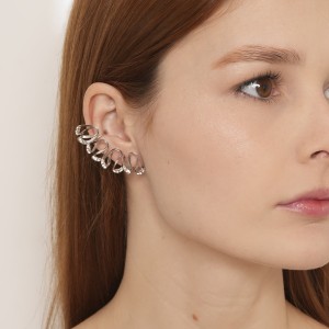 Brinco Ear Cuff Ondas