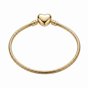 Pulseira Berloque Fecho Coração