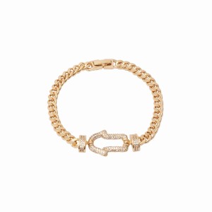 Pulseira Grumet Mão de Fátima
