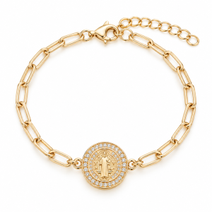 Pulseira Cartier Medalha São Bento