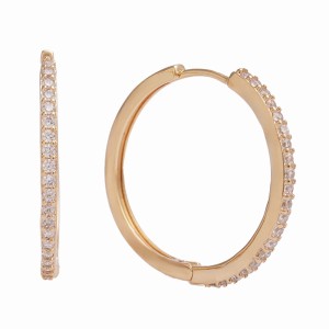 Brinco Articulado Cravejado Fino G