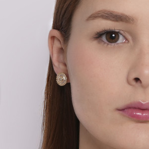 Brinco Redondo Cravejado