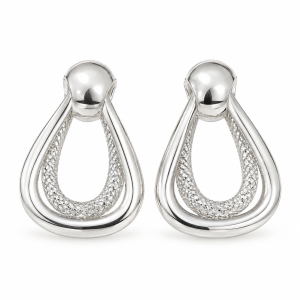 Brinco Liso com Gota Aramada