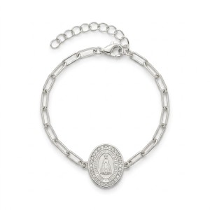 Pulseira Cartier com Medalha Nossa Senhora