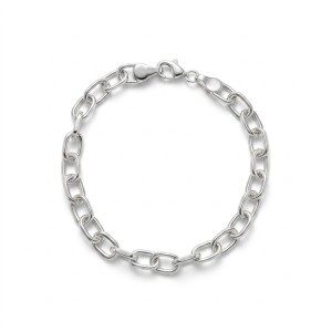 Pulseira Elos Ovais Grossa