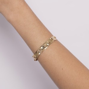 Bracelete Martelado Fino