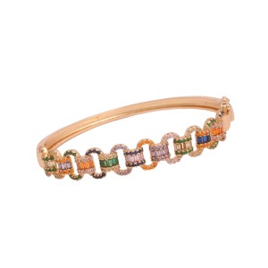 Bracelete Trançado Cravejado