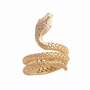 Anel Serpente em Treliça