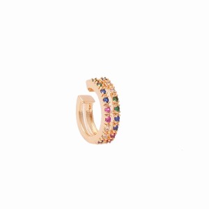 Piercing Fake 2 Filas Cravejado