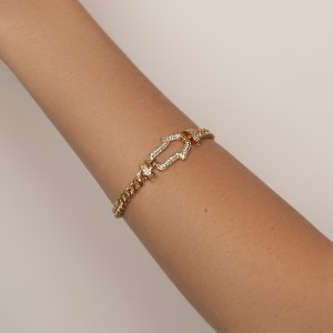 Pulseira Grumet Mão de Fátima